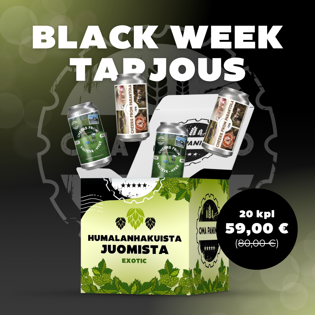 Black week: Humalanhakuista Juomista